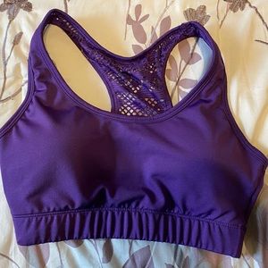 Zyia Classic Purple Bomber Bra